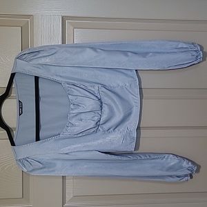 Shein peasant boho long sleeve blouse size medium